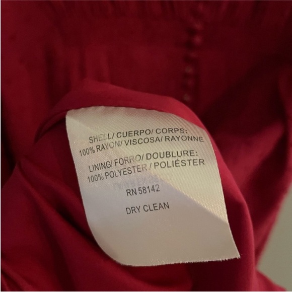 Gal Meets Glam Red MIDI Dress with long Sleeve Good condition - Picture 13 of 15